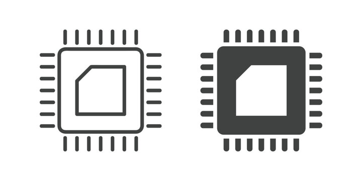 Web Hosting icon. Line and glyph solid icon