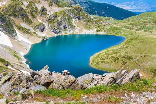 Babreka, one of Seven Rila Lakes, Bulgaria