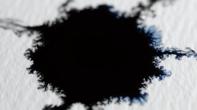 A close-up shot showcases a sleek, black computer mouse resting on a clean, white surface, highlighting its minimalist design and modern aesthetic.