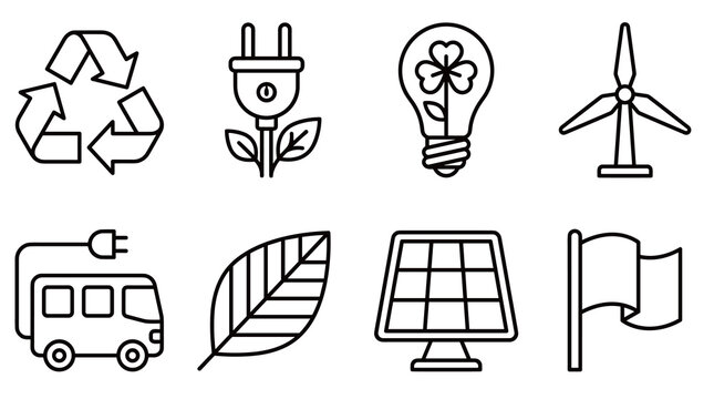 School education and learning supplies line icon set collection of university class study tool vector illustration outline