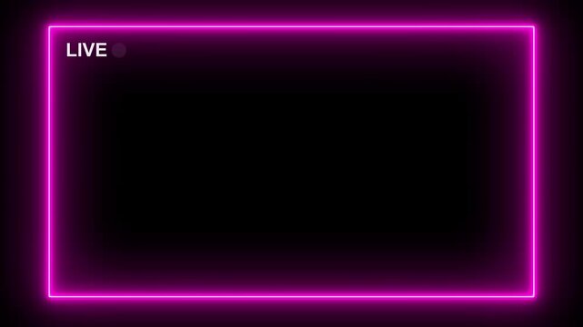 Live streaming sign icon animation, Red live streaming symbol, live streaming, broadcasting, Breaking News - Lower third live Breaking news background