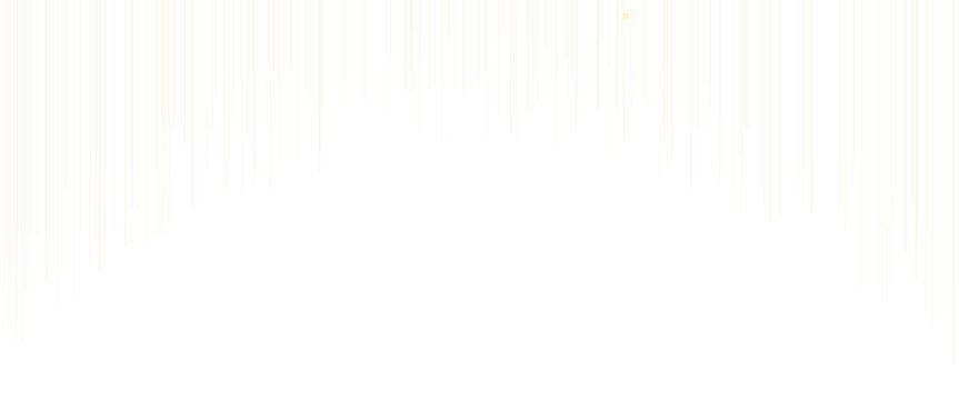 Abstract background with golden vertical lines falling down isolated on transparent background
