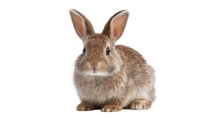 Obraz premium Small brown rabbit sitting