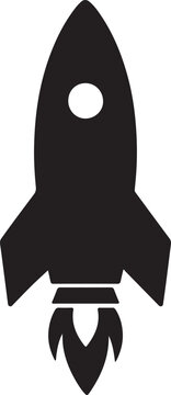 vector illustration of a roket