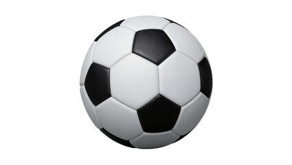 Fototapeta premium Classic black and white soccer ball
