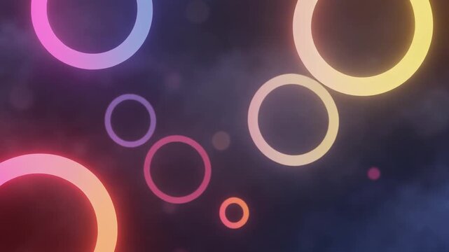 Modern glowing ring animation with soft gradients and smooth motion, ideal for presentations, websites, ESG reports, and branding.