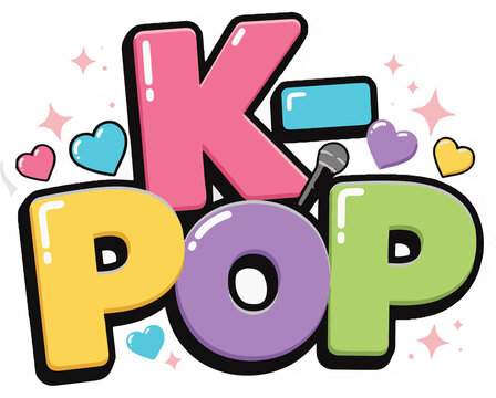 KPOP PNG K pop k-pop for print in demand products