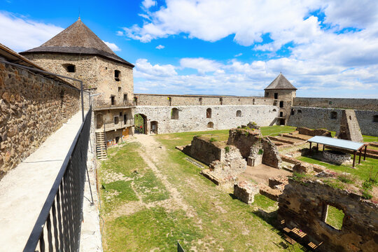 Bzovik castle - monastery in Slovakia region Hont, Krupina