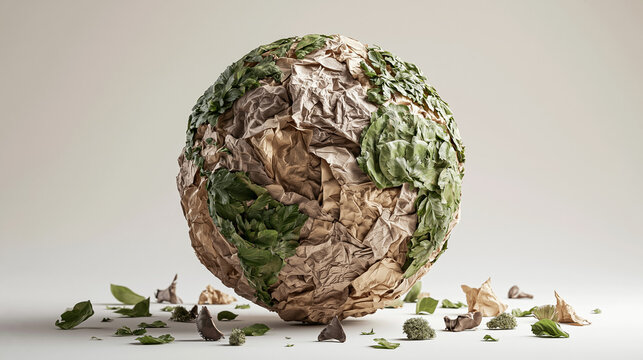 Recycling and Circular Economy Concept for Earth Day with Sustainable Environmental Conservation
