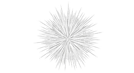 Naklejka premium Abstract Sunburst Radial Lines Design Element