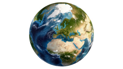 Planet Earth with Europe and Africa visible © Jonas