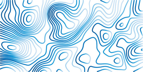 Abstract topographic map blue line pattern background with topographic abstract background geography landscape cartography elevation topography geometric minimalist exploration navigation © MOHAMAD