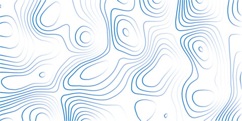 Abstract topographic map contour lines background in blue with topography abstract background minimalist elevation geography geometric complexity curvature detailed backdrop contrast © MOHAMAD