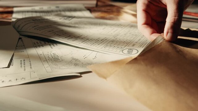 Sifting through secret Japanese documents