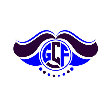 GCF letter logo creative design. GCF unique design