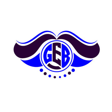 GEB letter logo creative design. GEB unique design