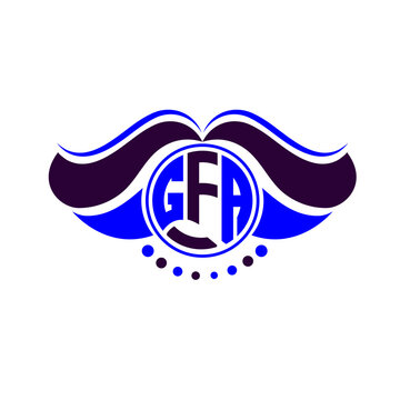 GFA letter logo creative design. GFA unique design