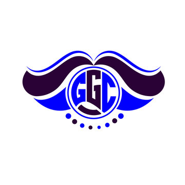 GGC letter logo creative design. GGC unique design