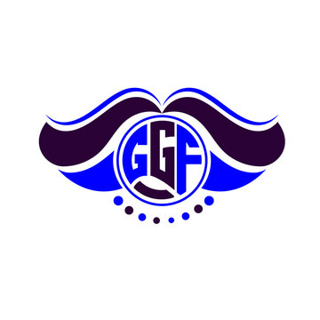 GGF letter logo creative design. GGF unique design