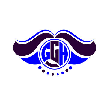GGH letter logo creative design. GGH unique design