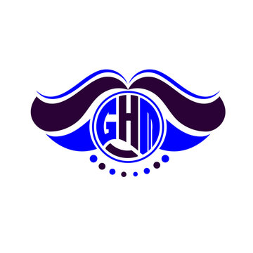 GHM letter logo creative design. GHM unique design