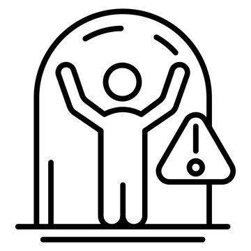 Social Isolation Icon
