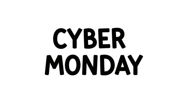 Cyber Monday Shopping Sale Event.