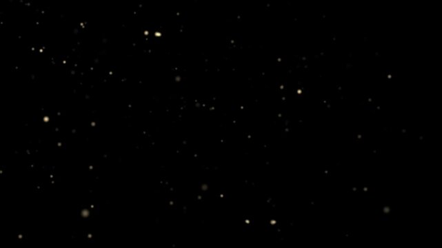 Abstract golden glitter star sparkle trail particle with optical flare animation, luxury sparkling dust particles shining comet tail, fairy magic, pixie dust path sparkle stars, 4K