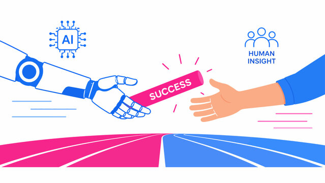Empowering future progress Seamless collaboration between artificial intelligence and human ingenuity drives unparalleled success and innovation