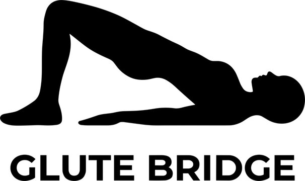 Person performing glute bridge exercise in fitness routine