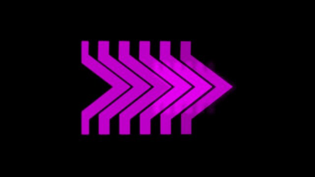 cool unique right arrow sine animation video footage background video