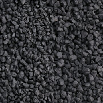 Black coal rock texture with rugged natural detail, industrial mineral background, dark stone surface. SEAMLESS PATTERN