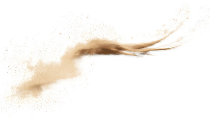 Flying sand splash with golden particles and dynamic motion © Антон Миргородський