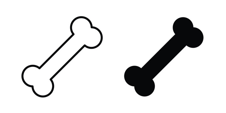 Bones icon vector illustration bundle