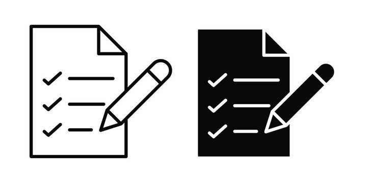 Feedback form icon vector illustration bundle