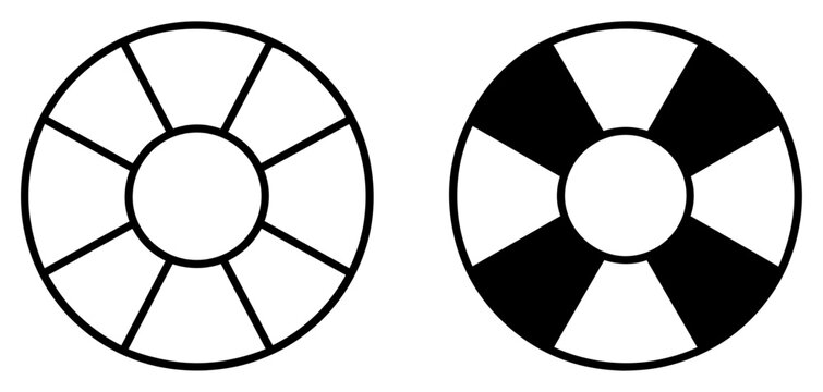 life buoy icon for mobile apps