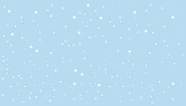 Snowfall Winter Background Illustration, vector design