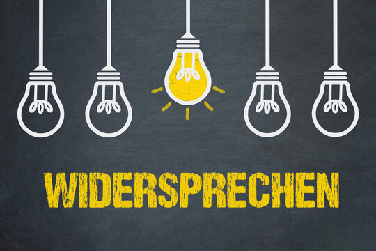 widersprechen