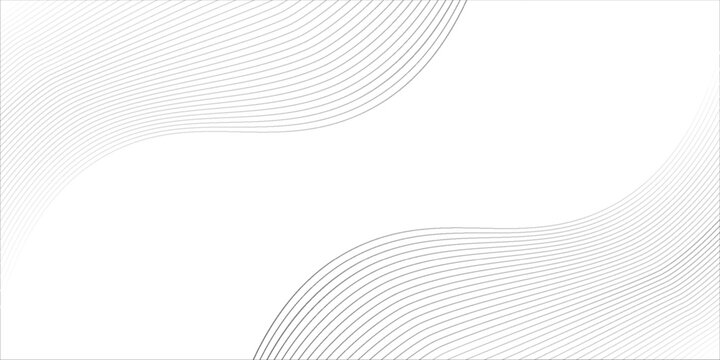 Minimal Abstract White Background With Subtle Wavy Lines and Modern Flowing Design