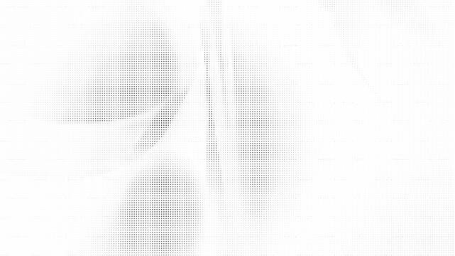 Abstract halftone pattern with gradient dots