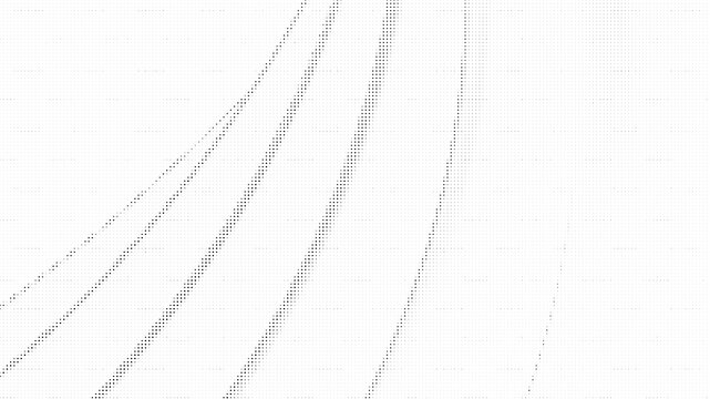 Abstract halftone pattern with curved lines