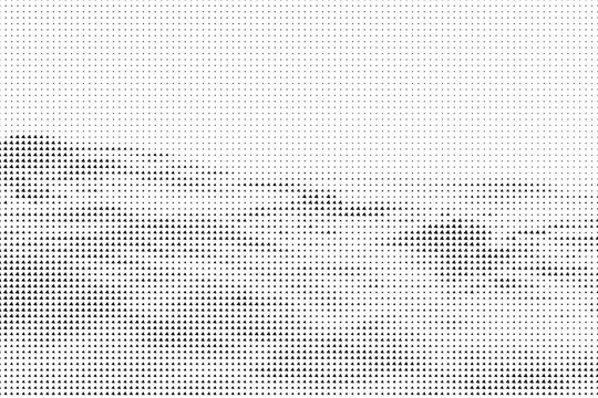 Abstract halftone pattern with small black triangles