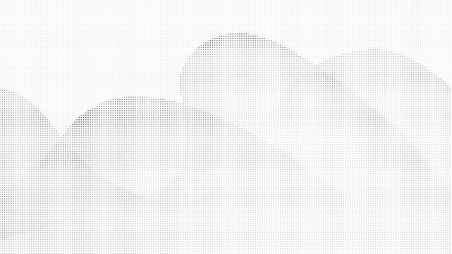 Abstract halftone pattern with wavy dotted lines