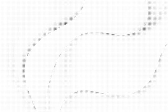 Abstract wavy halftone dot pattern background