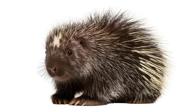 North American Porcupine with Quills