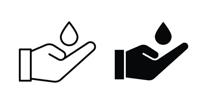 Ablution icon line and glyph bundle