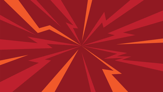 Intense red sports background with explosive radial energy and dramatic action effect.