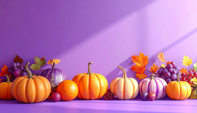 Colorful Pumpkin Arrangement