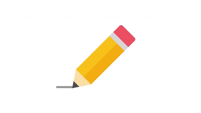 Looping Pencil Drawing Line Creation Animation ProRes Alpha Channel 4K 60fps Sketch Design Illustration Motion Graphic