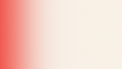 Fototapeta premium Abstract soft gradient background with smooth transition from vibrant coral red to creamy white color for modern graphic design projects and professional wallpaper presentation